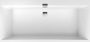 Villeroy & Boch Squaro Edge 12 baignoire encastrable double 190 x 90 cm quaryl blanc brillant