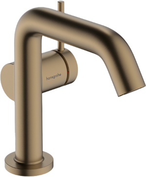 Hansgrohe Tecturis S110 verlaagde wastafelkraan brushed bronze