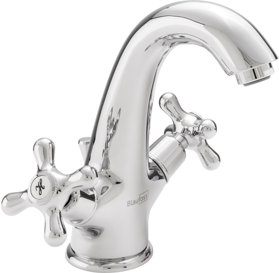 Blaufoss Star robinet de lavabo chrome brillant