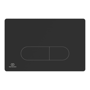 Oleas M1 bedieningspaneel mat zwart voor Ideal Standard ProSys inbouwreservoir