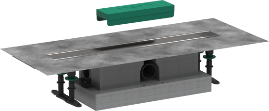 Hansgrohe uBox Standard Installationset für Duschrinne 60cm Für Raindrain Match ou Rock