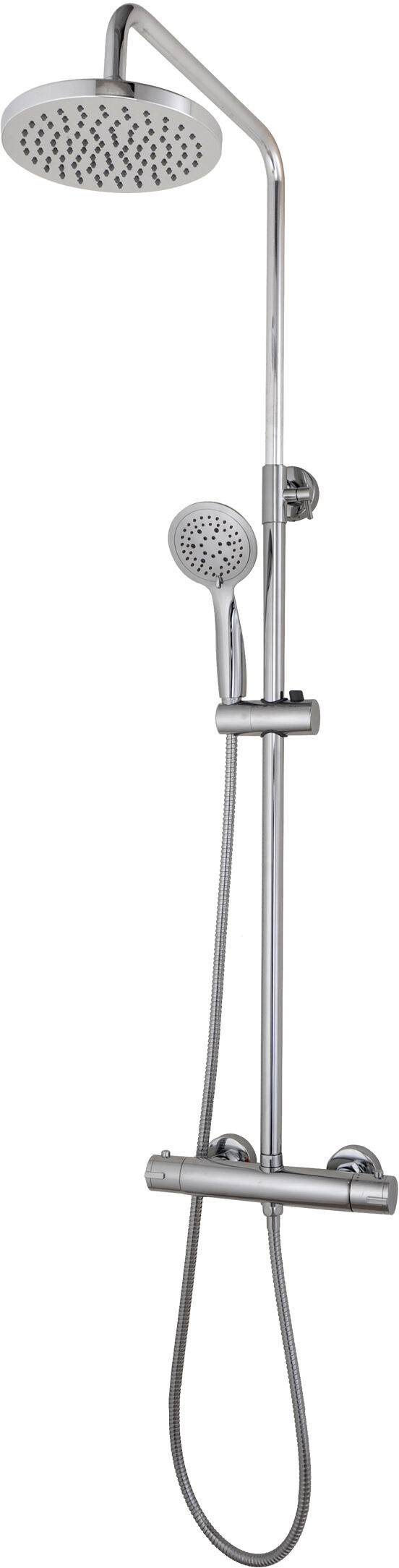 SanyOne Mars 200 thermostatische tablet regendoucheset glanzend chroom
