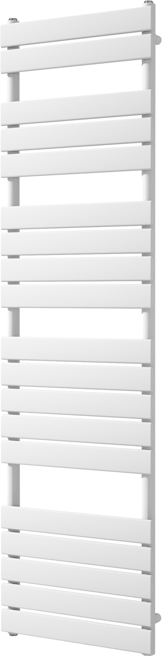 Vipera Vulcan enkele handdoekradiator 50 x 180 cm elektrische verwarming mat wit zijaansluiting 1.320W, weerstand inbegrepen