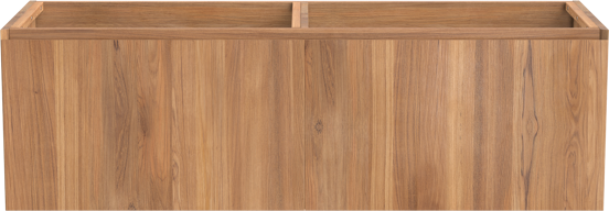 Balmani Idra zwevende wastafelonderkast 150 x 55 cm teakhout 4 lades
