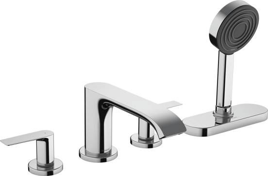 Hansgrohe Vivenis sBox mengkraan badkraan glanzend chroom