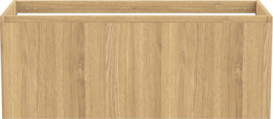 Balmani Idra meuble sous-vasque suspendu 120 x 55 cm plaqué chêne naturel 2 tiroirs