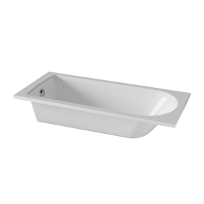 Luca Varess Rosala baignoire encastrable mono 170 x 75 cm acrylique blanc brillant