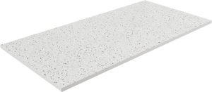 Balmani Impress receveur de douche 180 x 90 cm marbre composite blanc/noir terrazzo mat structure rock