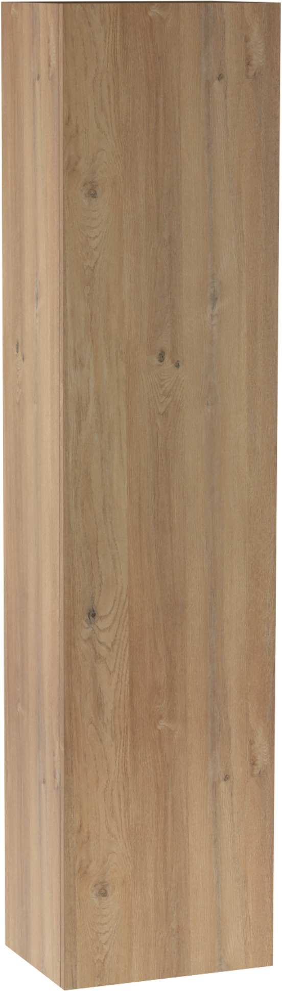 Storke Edge zwevende badkamerkast met spiegel ruwe eik 40 x 30 x 170 cm