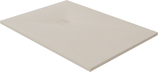 Luca Varess Suite douchebak 120 x 90 cm composietmarmer Dizzy Cream 