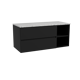 Storke Edge meuble salle de bains avec tablette pour vasques Tavola
