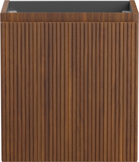 Storke Ribs zwevend wastafelonderkast 45 x 35 cm notelaar