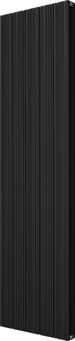 Vipera Mares sèche-serviettes double 47 x 180 cm chauffage central noir mat raccordements latéral et central possibles 1821W