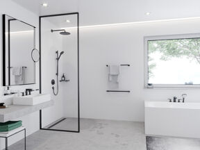 Hansgrohe douchearm 389mm mat zwart