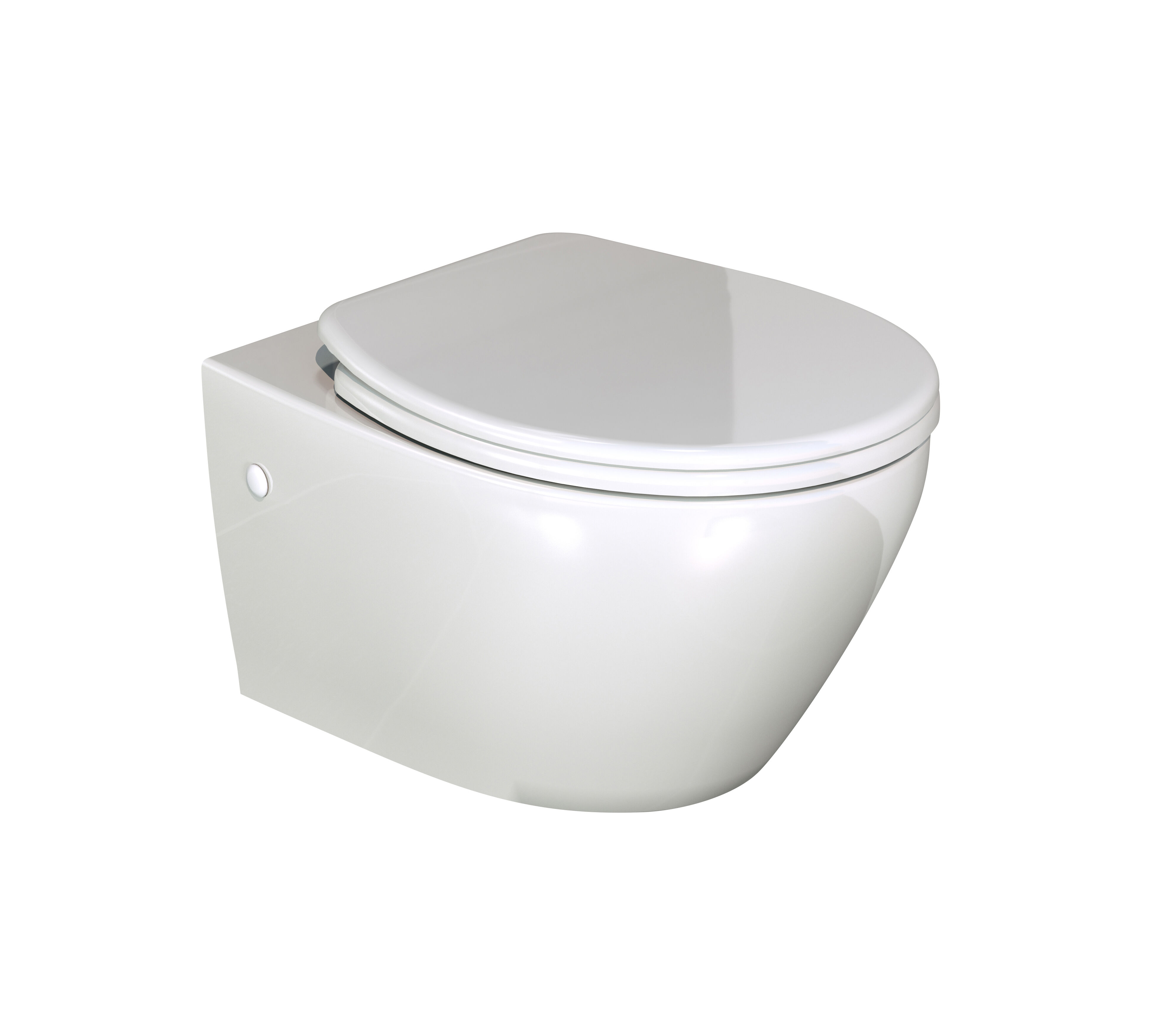 Linie Sirocco hangend toilet wit met PP wc-bril