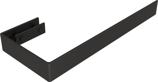 Vipera handdoekhouder voor Corrason dubbel 50-60-80cm zwart mat