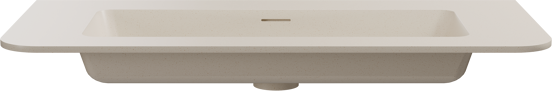 Storke Mata Soft Einzelwaschtisch Beige Granit solid surface 100 x 46 cm