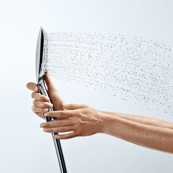 Hansgrohe Raindance Select E150 handdouche 3 straalsoorten glanzend chroom