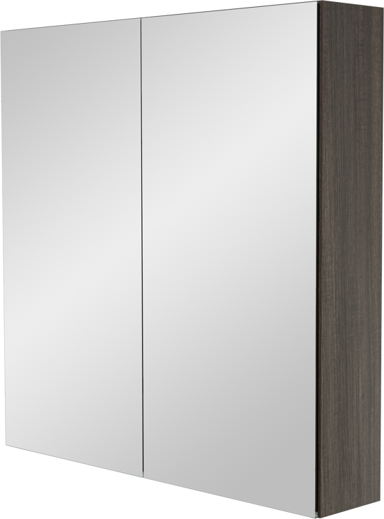 Storke Reflecta spiegelkast 75 x 75 cm grove zwarte eik