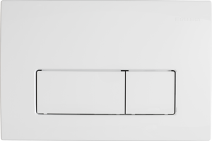 Delta 50 bedieningspaneel glanzend wit voor Geberit Duofix UP100 inbouwreservoir