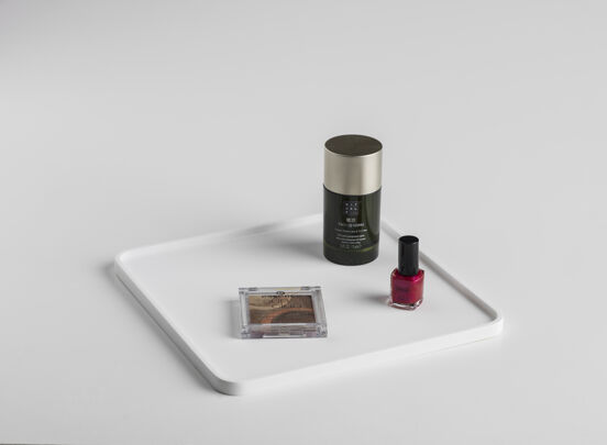 Balmani Testa cosmetica schaal wit Solid Surface 25x25cm