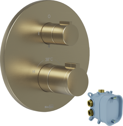 Blaufoss Smartbox thermostatische inbouw douchekraan, inbouwelement inbegrepen