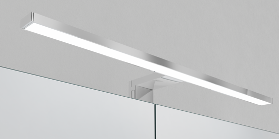 Luca Varess Cubico LED luminaire 50 cm chrome, 4000K