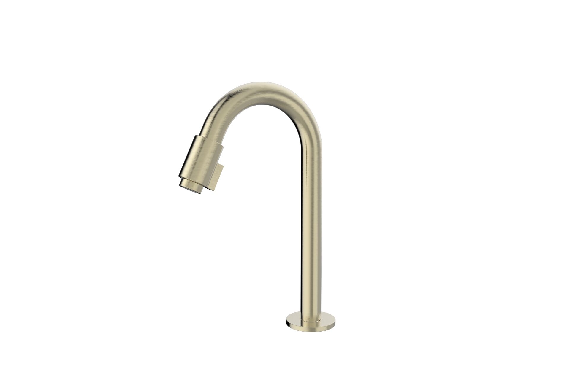 Blaufoss Ottawa verhoogde fonteinkraan brushed champagne gold