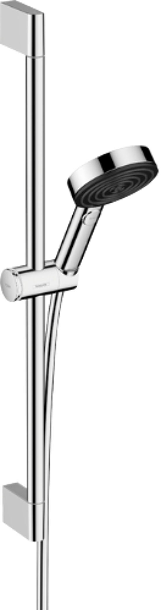 Hansgrohe Pulsify Select S douchestang met douchekop 10,5cm 3 straalfuncties glanzend chroom
