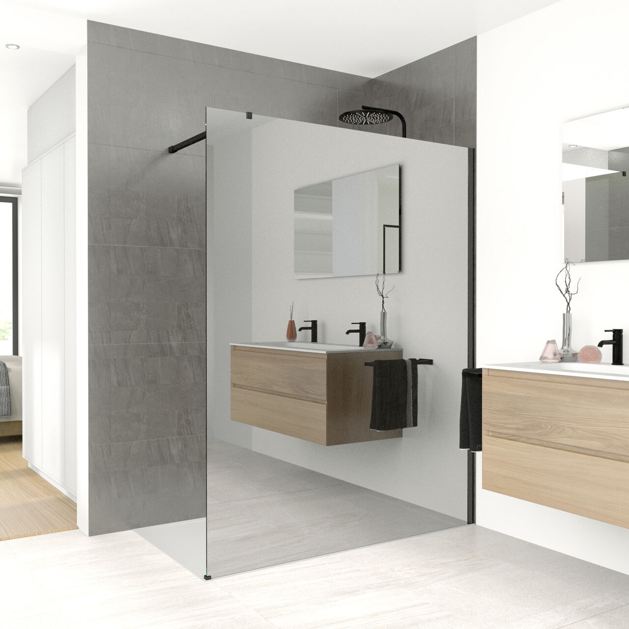 Balmani Modular Walk-in Dusche