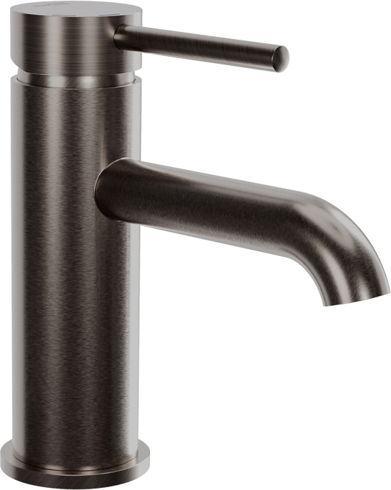 Blaufoss Round EcoStart Standard-Waschbecken Armatur: Gunmetal gebürstet