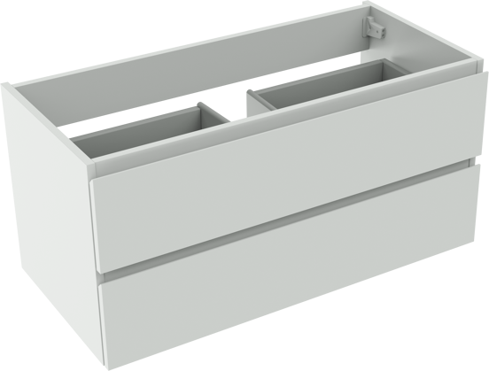 Storke Delta cabinet 2 dr 100x48x48cm 1U mat white