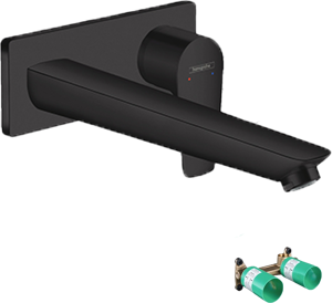 Hansgrohe Talis E inbouw wastafelkraan Matt Black incl. inbouwelement