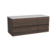 Storke Edge badkamermeubel met Tavola wastafelblad voor waskom(men)