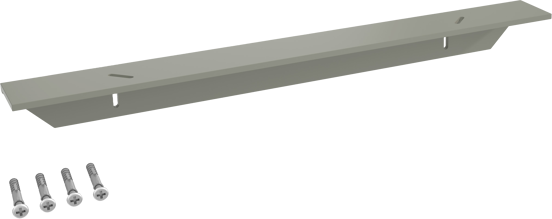 Santeg UniSupport Stützprofil Hochschrank, grau, 35 cm
