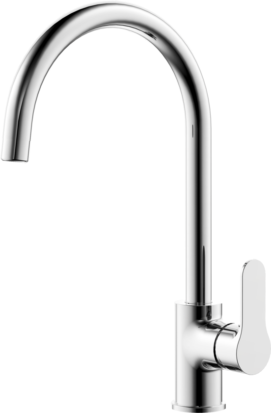 Blaufoss Shape keukenkraan  chroom