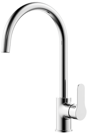 Blaufoss Shape keukenkraan  chroom