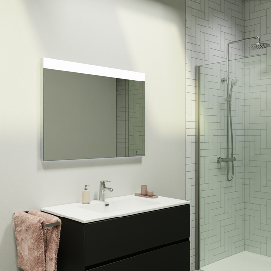 Storke Lucera miroir rectangulaire lumineux 95 x 70 cm
