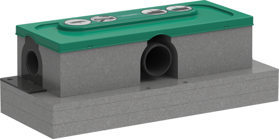 Hansgrohe uBox Standard installatieset voor douchegoten voor Raindrain Flex
