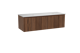 Balmani Idra meuble salle de bains avec tablette pour vasques Facetta