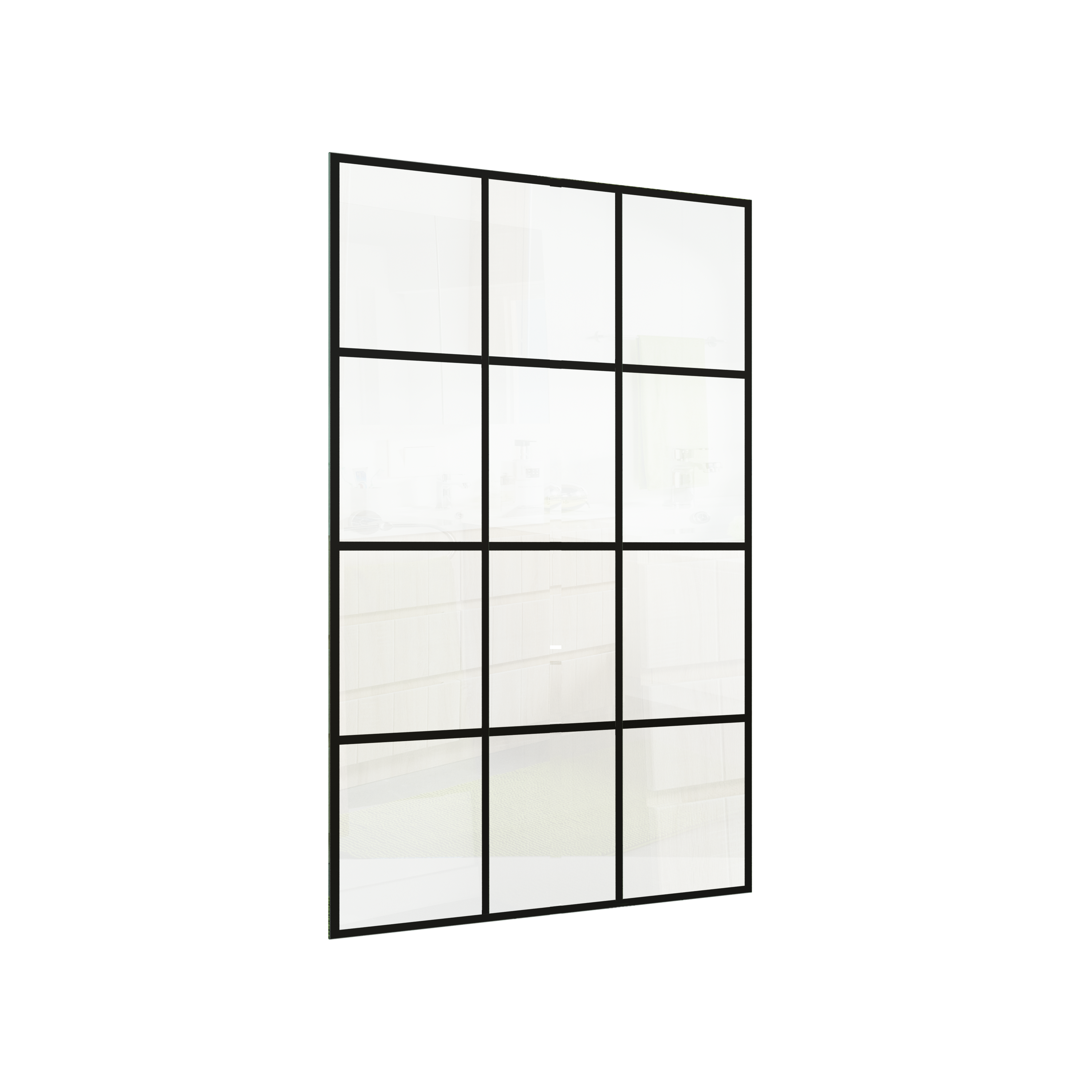 Linie Walk-In douchewand Square 136 x 200 cm