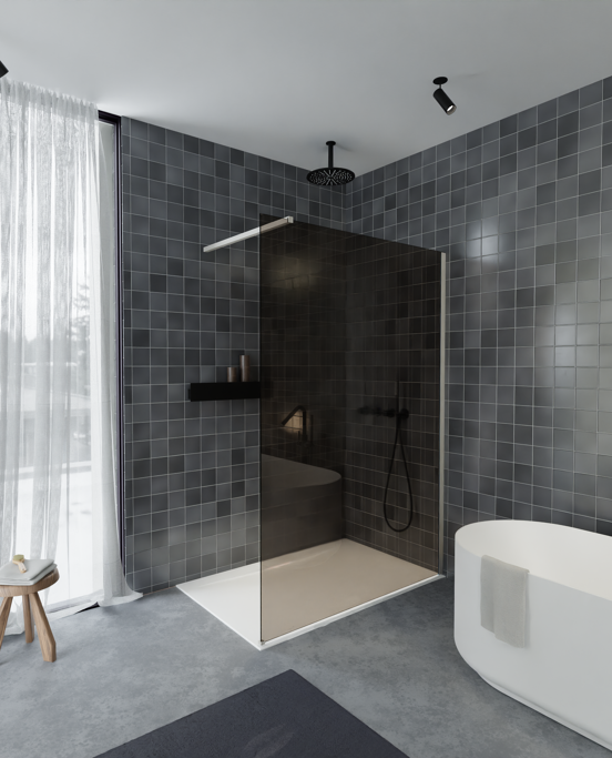 Balmani Modular  96 x 200 cm verre bronze