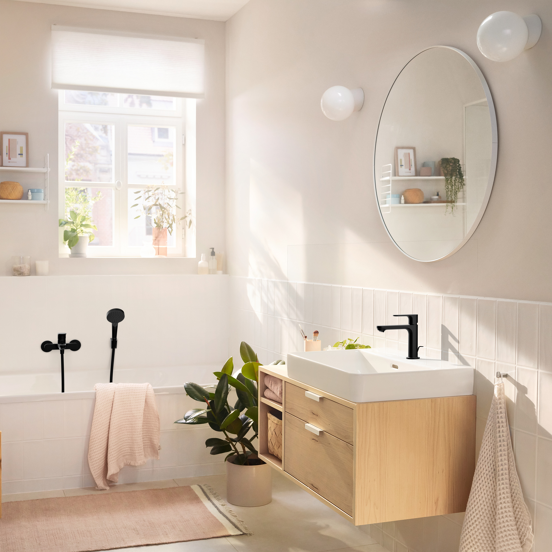 Hansgrohe Rebris 110 Coolstart robinet de lavabo standard noir mat