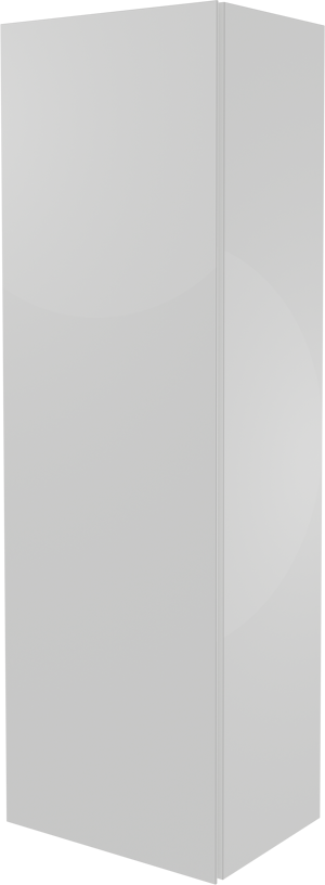 Storke Edge Badhochschrank: Hängend, Weiß glänzend, 40 x 30 x 125 cm