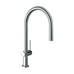 Hansgrohe Talis M54 210 keukenkraan met uittrekbare sproeikop chroom