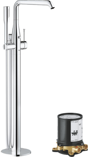 Grohe Essence robinet baignoire mitigeur îlot chrome brillant