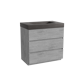 Storke Edge meuble salle de bains avec lavabo Scuro High