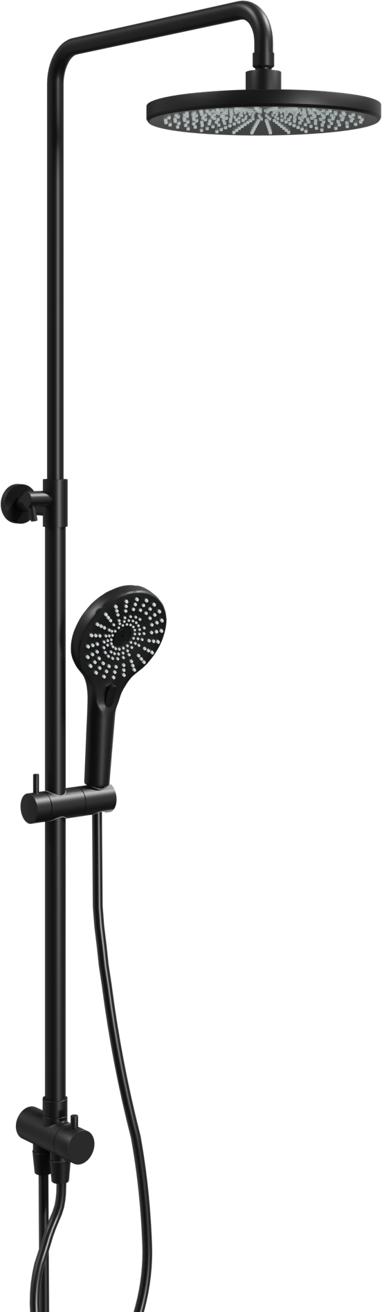 Blaufoss Onos 250 kit de douche noir mat