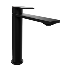 Blaufoss Fenix robinet de lavabo surélevé noir mat
