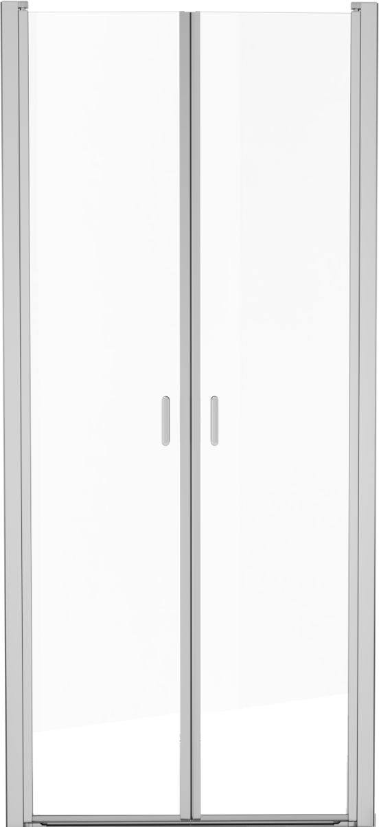 Luca Varess Romeo douche pendeldeur 90 x 190 cm helder glas glanzend chroom profiel